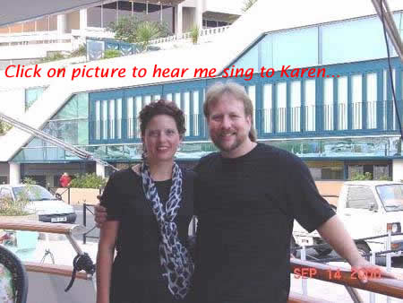 My Wife Karen and I in Cannes, France.